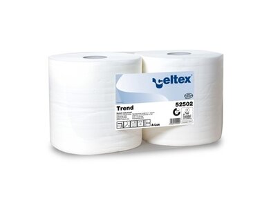 2 Rollen Celtex Business Wischpapier Kombirolle weiß