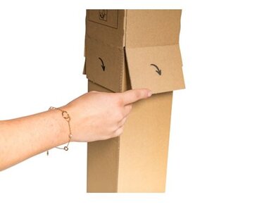 Anwendungsbeispiel Planbox mit Haftklebung und Aufreißfaden | © Liebensteiner Smartbox Pro