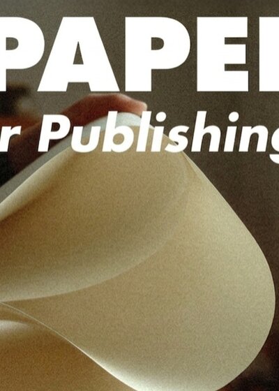 Bild eines gebogenen Papieres als Illustration fir die Kampgne "I am Paper" zur Frankfurter Buchmesse | © EP