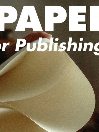 Bild eines gebogenen Papieres als Illustration fir die Kampgne "I am Paper" zur Frankfurter Buchmesse | © EP