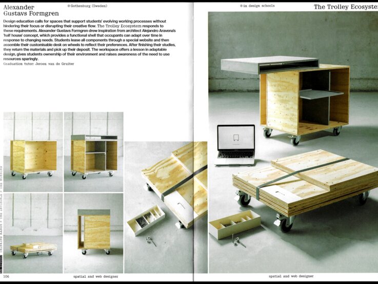 Eingescannte Kopie von Doppelseite aus Katalog | © Philipp Doringer 