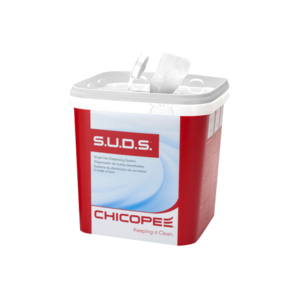Chicopee S.U.D.S. Microfaser Eco Vliestuchrollen + Spendereimer