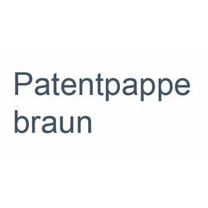 Patentpappe braun